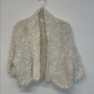 Anthropologie Knotted and Knotted Fluffy Cardigan